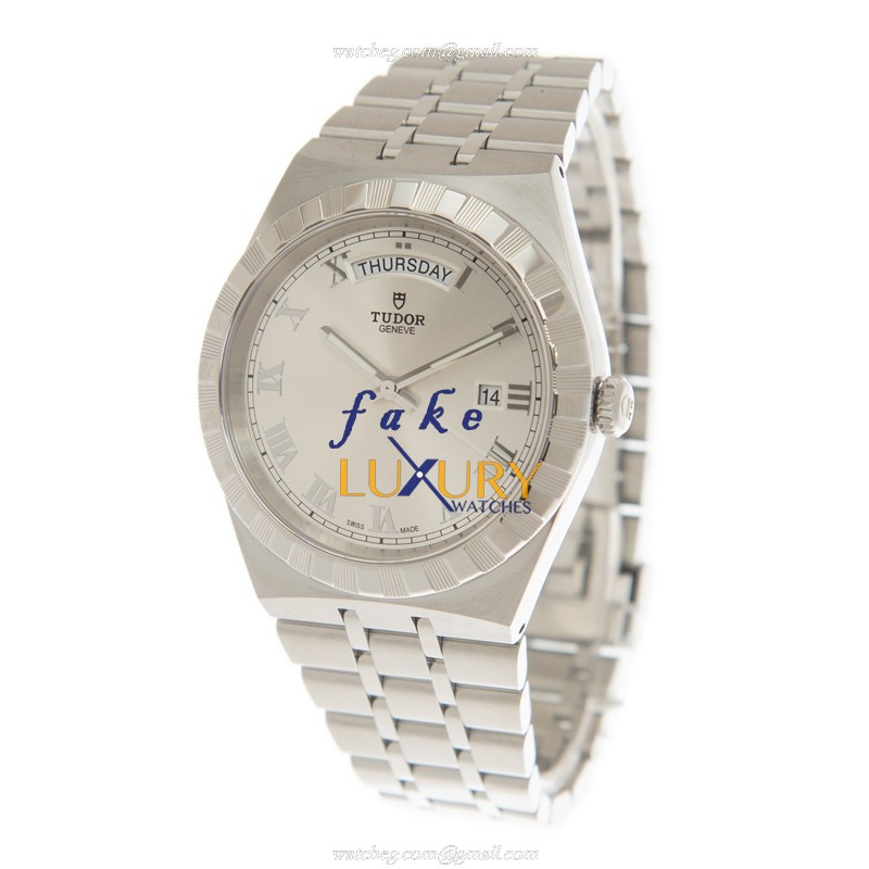 TUDOR ROYAL 28600-91060-SILVER Automatic Silver Dial Steel Case Replica Watch - Image 3
