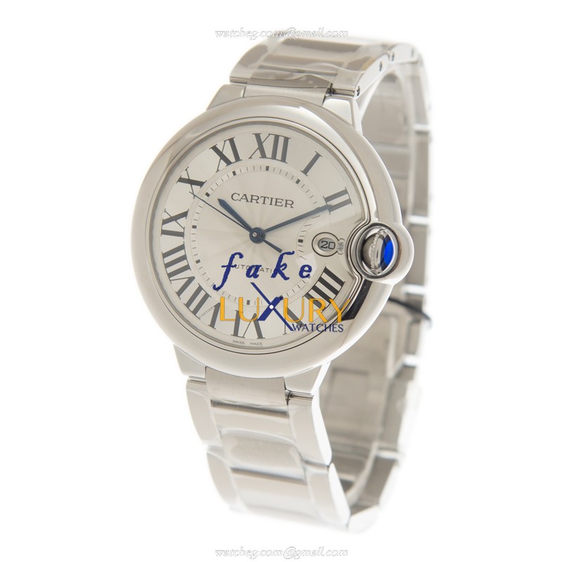 Cartier Ballon Bleu WSBB0049 Automatic Stainless Steel White Dial Replica Watch - Image 3