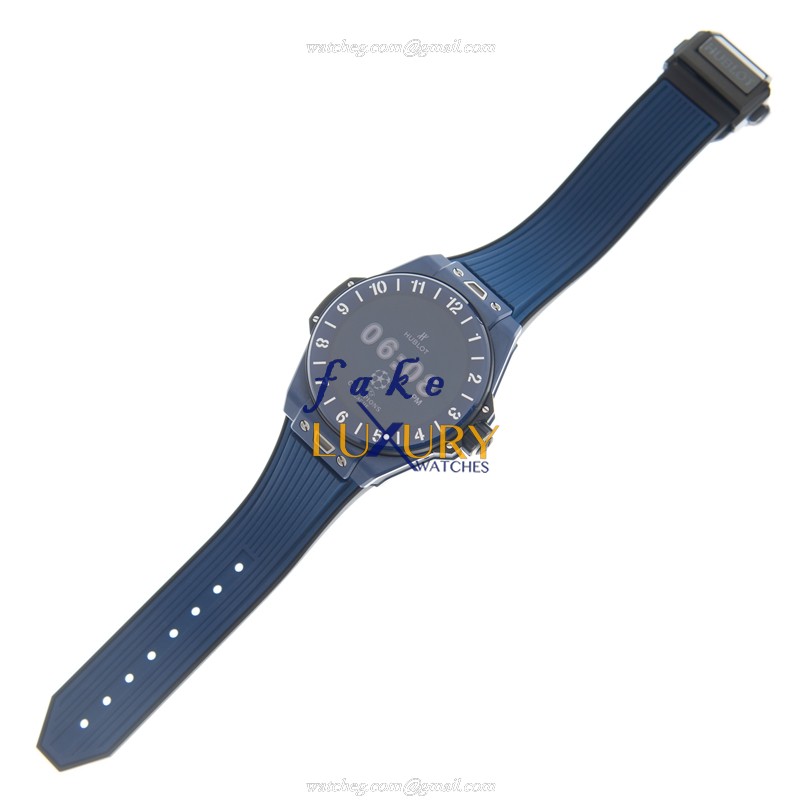 Hublot 440.EX.1100.RX.UCL20 Big Bang Intelligent Ceramic Blue Dial Rubber Strap Replica Watch - Image 2