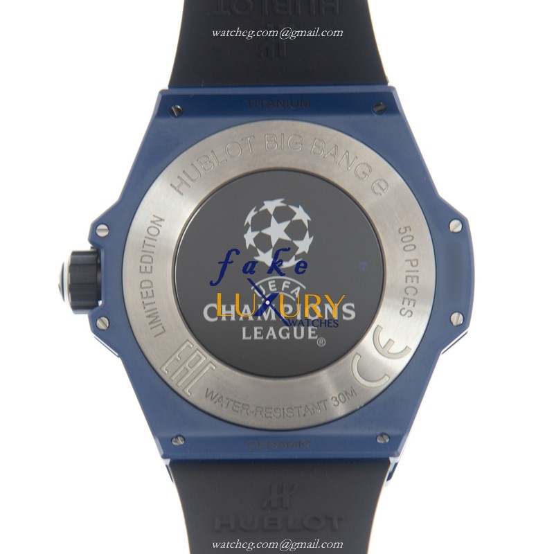 Hublot 440.EX.1100.RX.UCL20 Big Bang Intelligent Ceramic Blue Dial Rubber Strap Replica Watch - Image 3