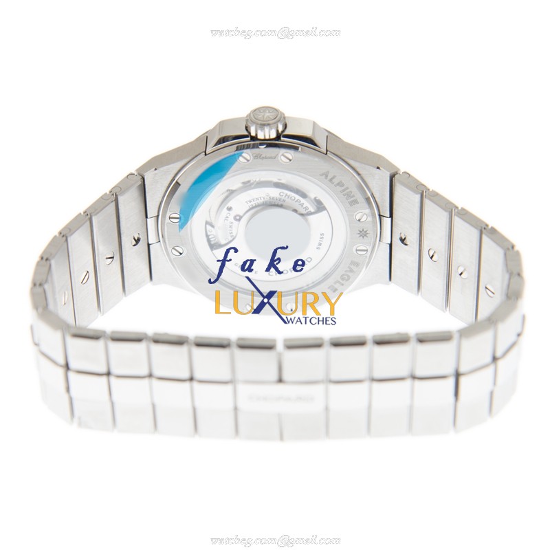 - 298601-3001 CHOPARD ALPINE EAGLE SMALL AUTO Stainless Steel Replica Watch - Blue Dial - Image 4
