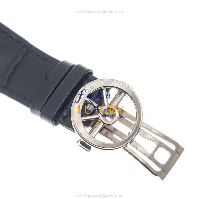 Breguet 5517BB/Y2/9ZU MARINE Automatic 18kt White Gold Blue Rubber | Replica Watch - Image 4