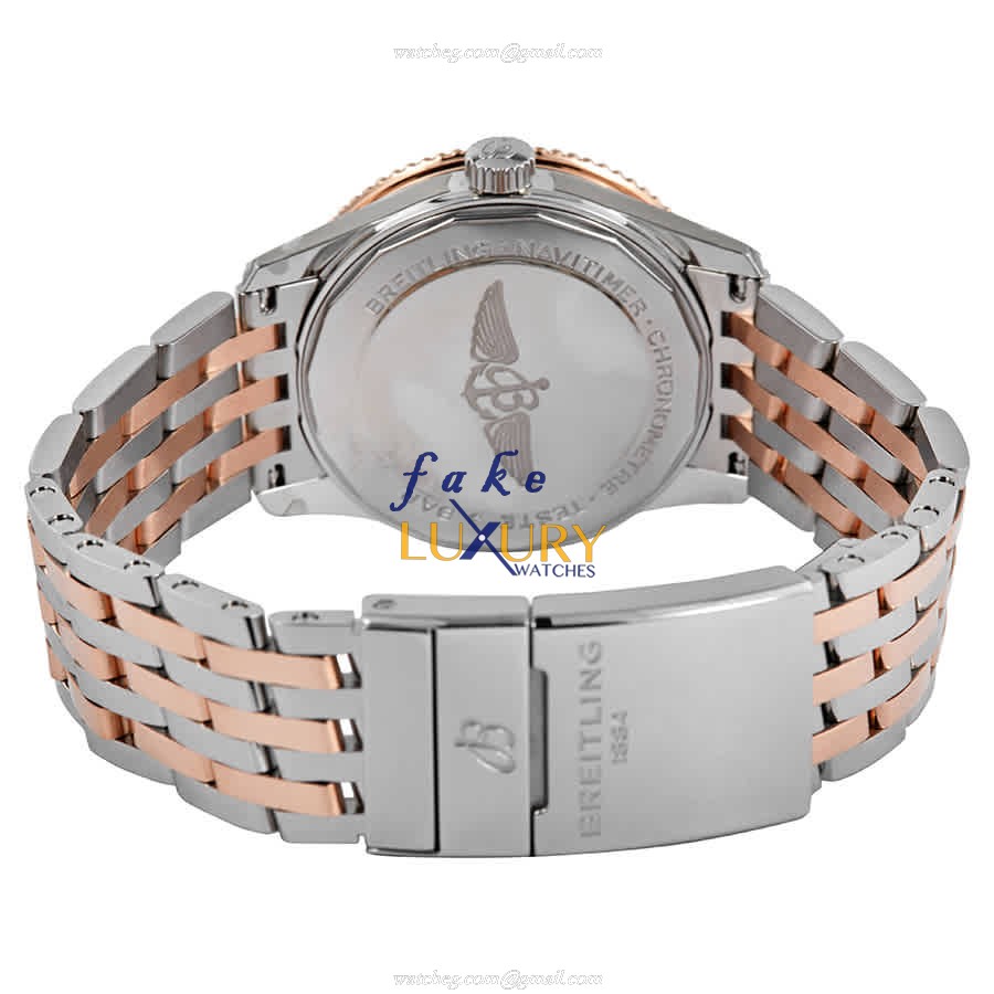 Breitling Navitimer U17325211G1U1 Automatic Gold-Plated Steel White Dial Replica Watch - Image 3