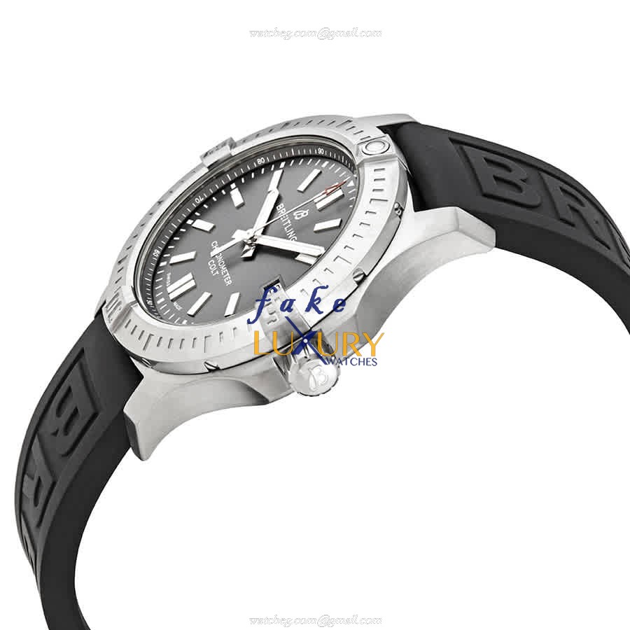 Breitling Chronomat B01 A17313101F1S1 Automatic Gray Dial Rubber Strap Replica Watch - Image 2