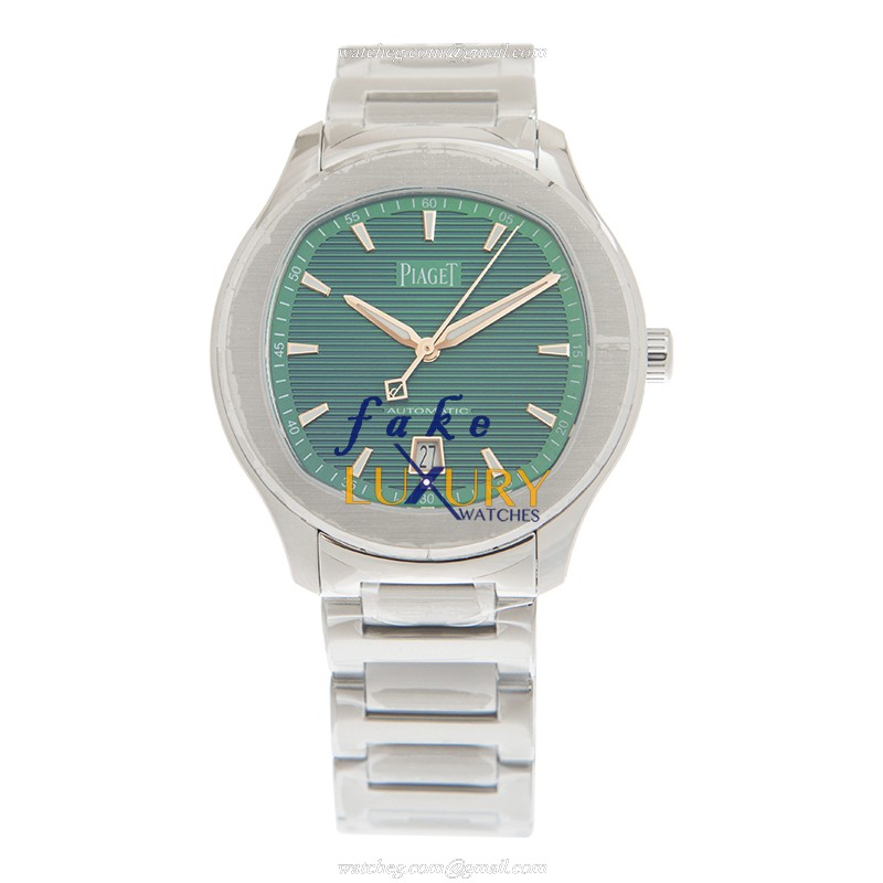 Piaget POLO G0A45005 Automatic Stainless Steel Green Dial Replica Watch - Image 2