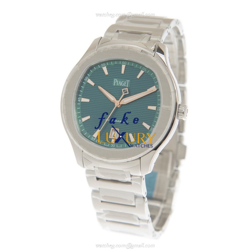 Piaget POLO G0A45005 Automatic Stainless Steel Green Dial Replica Watch - Image 3