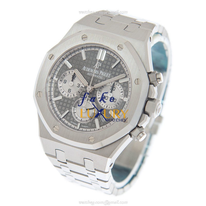 Audemars Piguet 26315ST.OO.1256ST.02 Royal Oak Replica Watch, Gray Dial, Steel Bracelet - Image 3