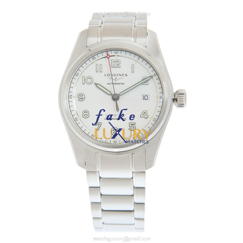 Longines L3.810.4.73.6 Spirit Replica Watch, Automatic, Silver Dial, Steel Bracelet 40mm - Image 2