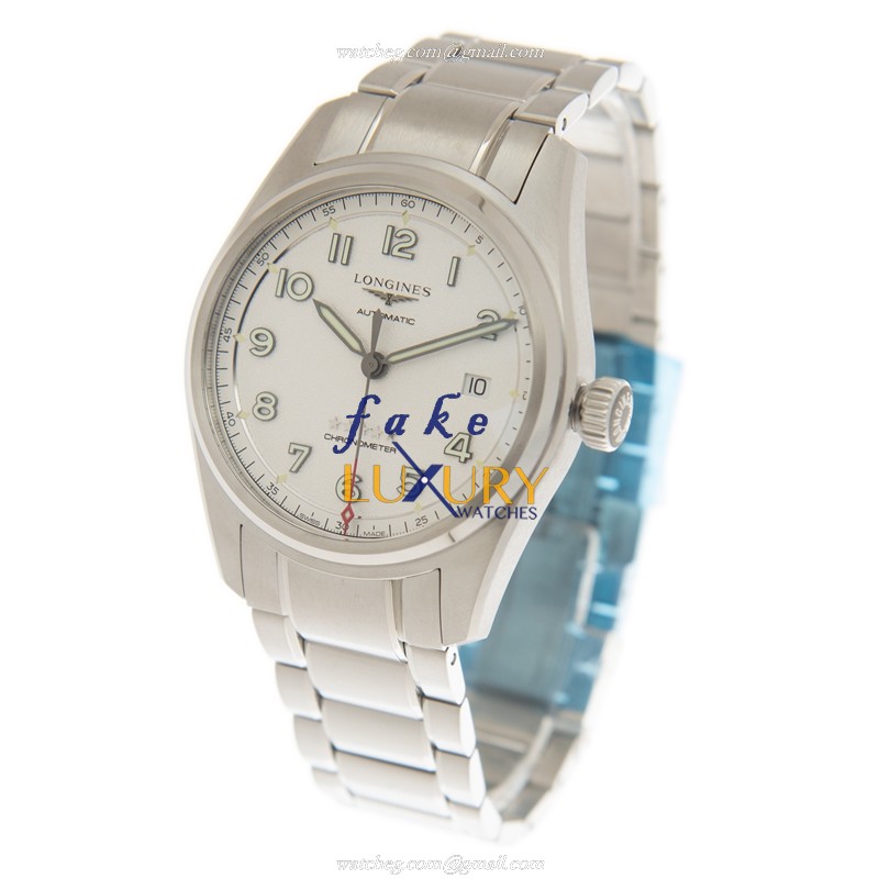 Longines L3.810.4.73.6 Spirit Replica Watch, Automatic, Silver Dial, Steel Bracelet 40mm - Image 3