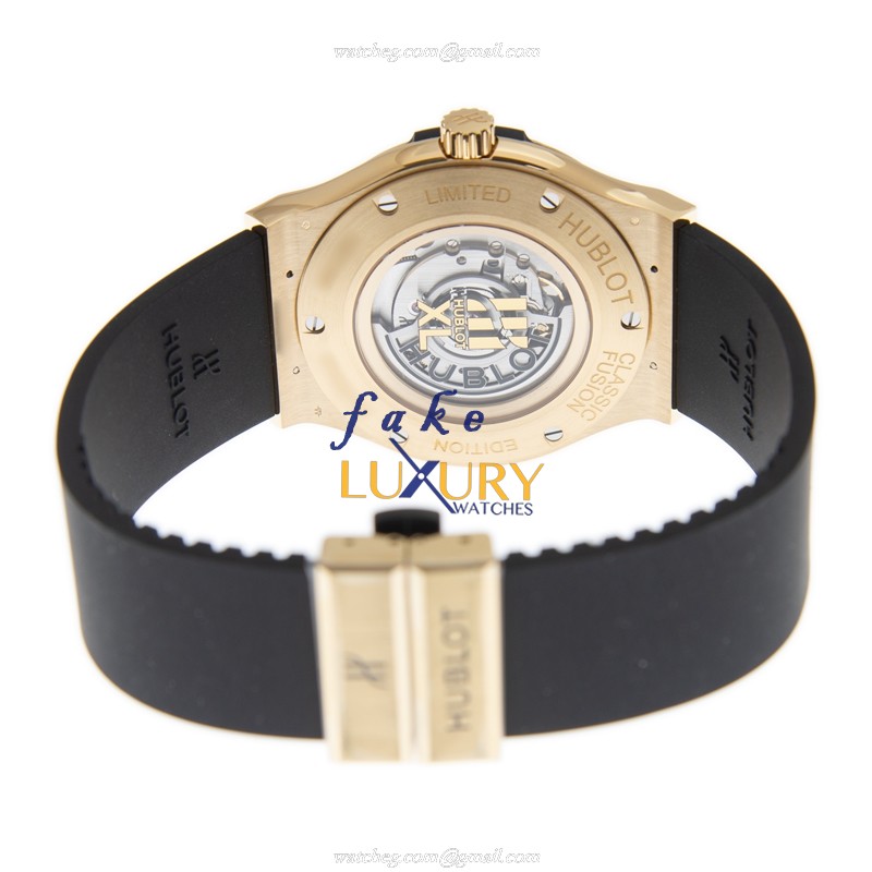 -511.VX.1280.RX.MDM40 LTD 100 PC Hublot Classic Fusion Automatic 18kt Yellow Gold Replica Watch - Image 4