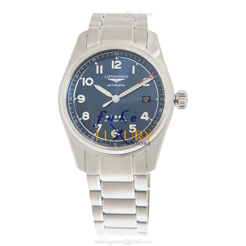 Longines L3.810.4.93.6 Spirit Blue Dial Automatic Steel Replica Watch - Image 2