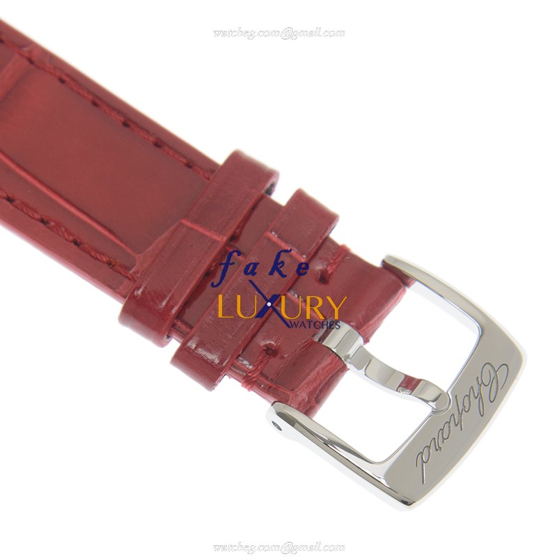Chopard 278573-6026 HAPPY SPORT Auto 18kt Rose Gold Replica Watch, Swiss Movement, Silver Dial - Image 4