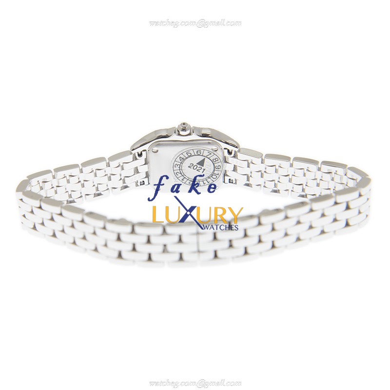 Cartier WJPN0019 - Replica Watch - 18kt White Gold & Diamond - Quartz Movement - Silver Dial & Strap - Image 4