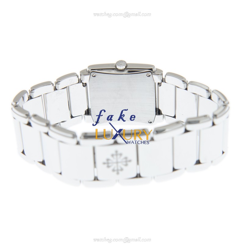 4910/1200A-010 - Patek Philippe Twenty-4 Replica Watch Quartz Stainless Steel Diamond Black Dial - Image 4