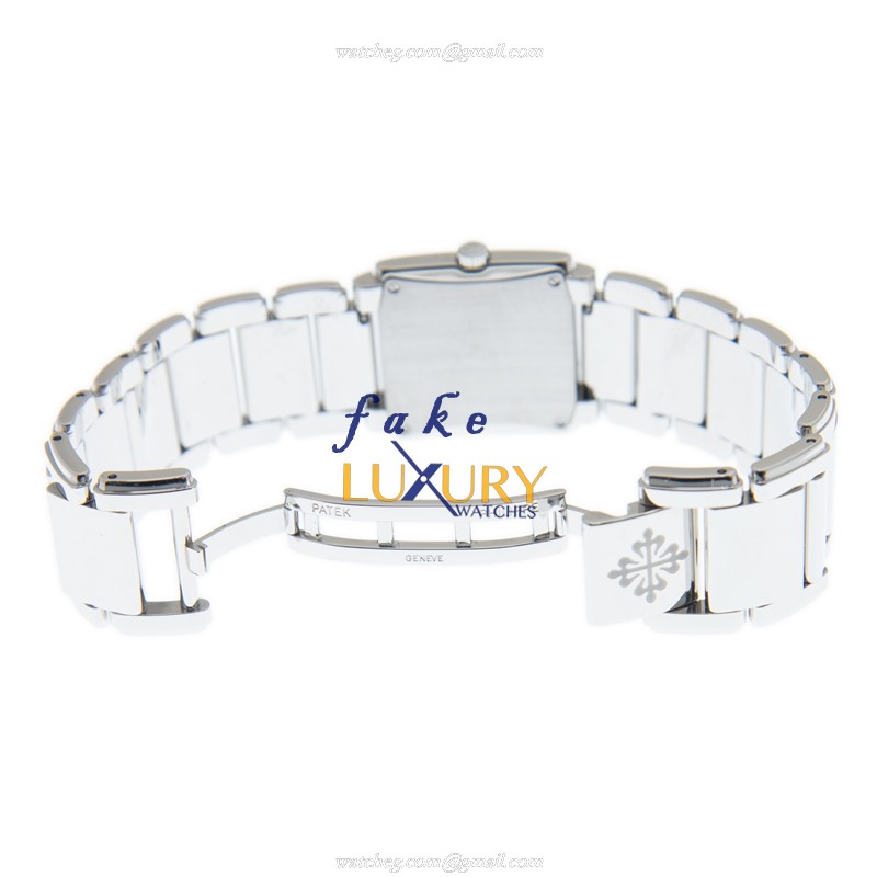 4910/1200A-010 - Patek Philippe Twenty-4 Replica Watch Quartz Stainless Steel Diamond Black Dial - Image 5