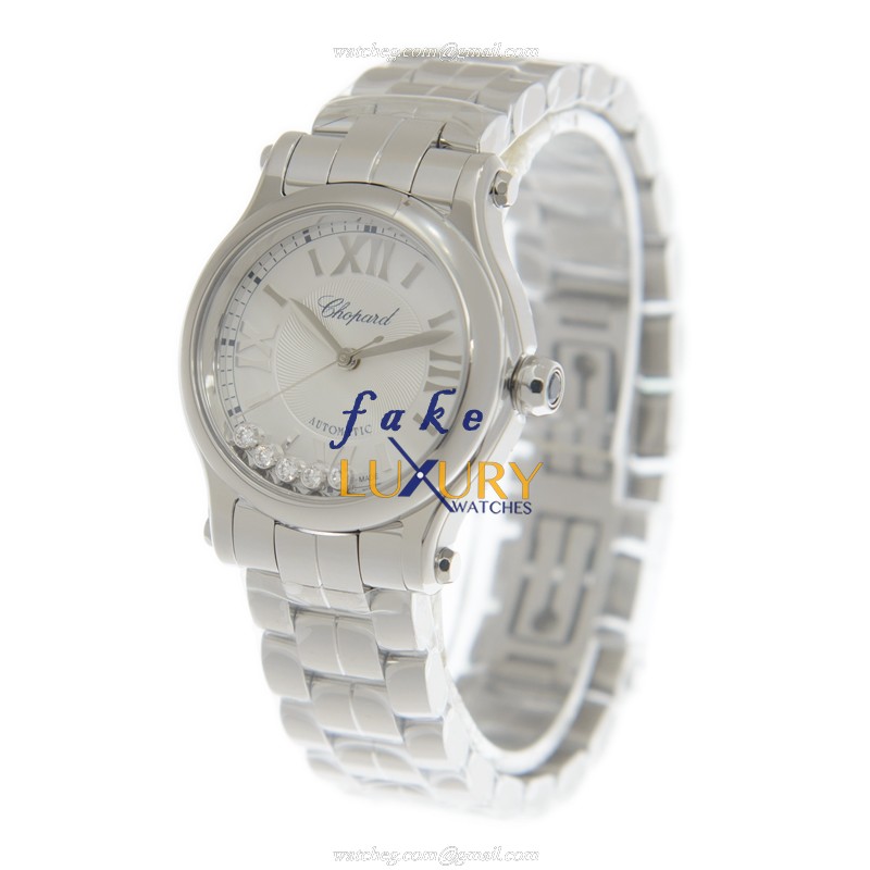 Chopard Happy Sport 278573-3012 Replica Watch, Automatic Movement, Silver Dial, Steel Case - Image 3
