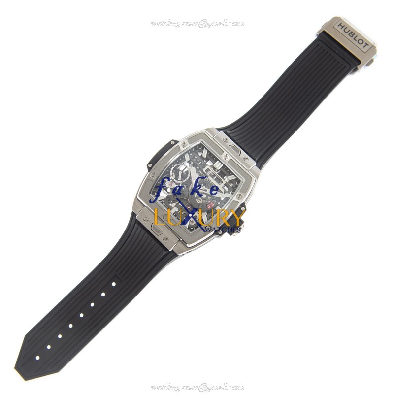 Hublot 614.NX.1170.RX BIG BANG Auto Titanium Case Replica Watch, 45mm, Black Rubber Strap - Image 2
