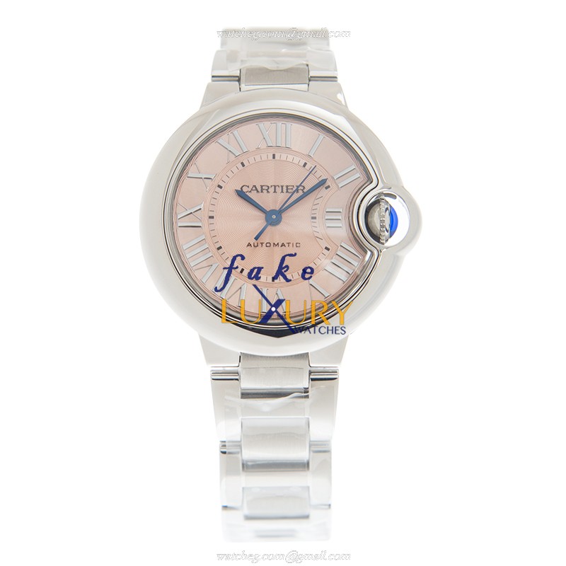 Cartier Ballon Bleu WSBB0046 - Replica Watch - Pink Dial - Automatic - Stainless Steel - Image 2