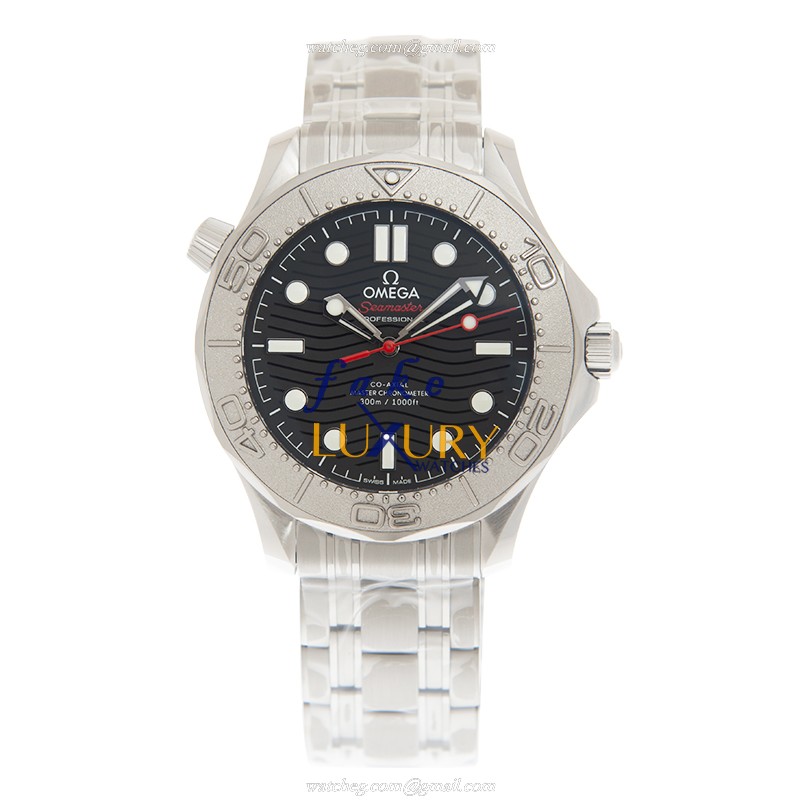 Omega Seamaster 210.30.42.20.01.002 Automatic Black Dial Stainless Steel Replica Watch - Image 2
