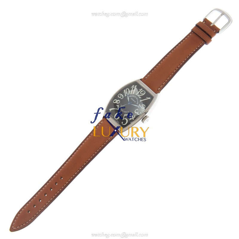 Franck Muller 6850 M C CASA BLANCA AC -BLACK - Replica Watch - Automatic - Steel Case - Brown - Image 2