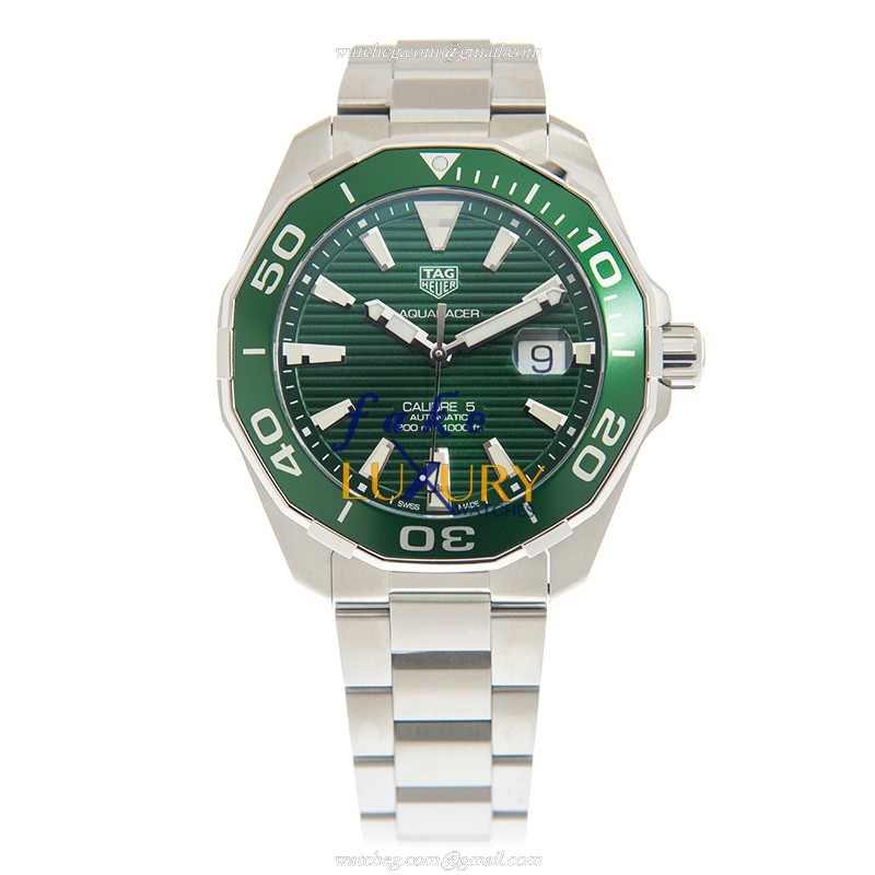 Tag Heuer WAY201S.BA0927 Aquaracer - Replica Watch - Green Dial - Automatic - Steel - Image 2