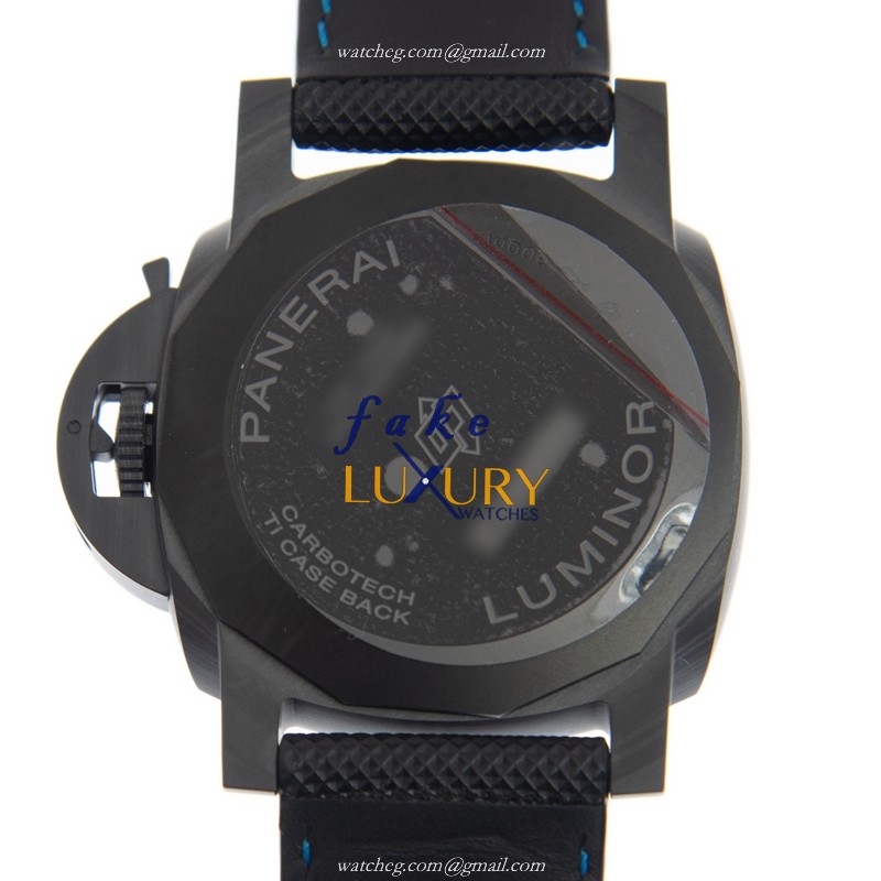 Panerai PAM01661 Luminor Marina Replica Watch, Black Dial Carbon Fiber Case, Automatic Movement - Image 3