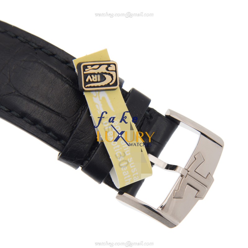 Jaeger-Lecoultre Q6063540 DUOMETRE Manual Wind 18kt White Gold - Silver Dial - Leather Strap - Image 4