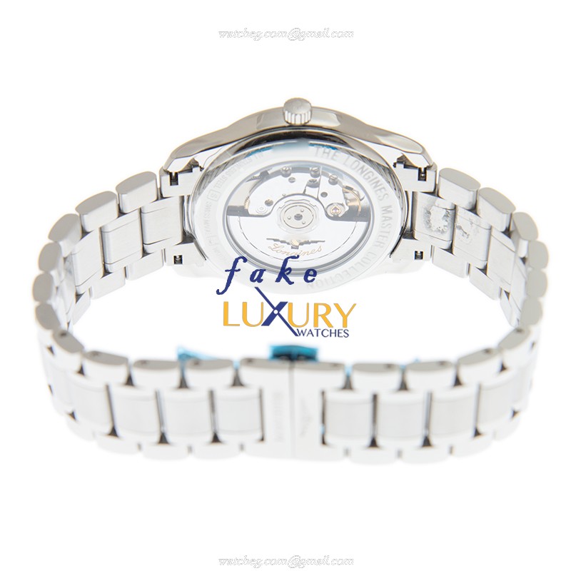 Longines L2.910.4.92.6 MASTER Replica Watch With Blue Dial, Automatic Movement, Steel Bracelet - Image 4