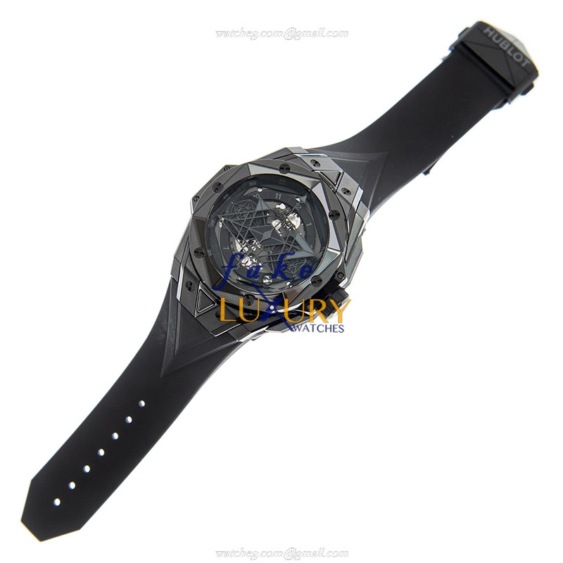 Hublot 418.CX.1114.RX.MXM20 Automatic Ceramic BIG BANG Replica Watch - Swiss Movement, Black Dial - Image 2