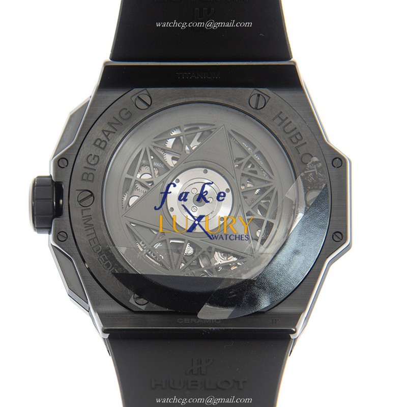 Hublot 418.CX.1114.RX.MXM20 Automatic Ceramic BIG BANG Replica Watch - Swiss Movement, Black Dial - Image 3