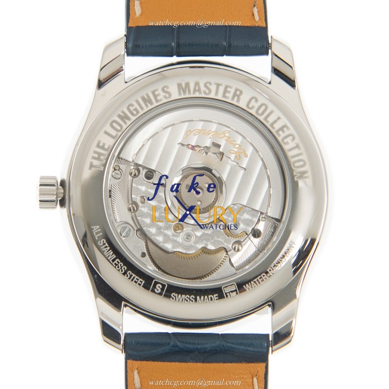Longines L2.909.4.92.0 MASTER Replica Watch, Blue Dial, Steel Case, Automatic Movement - Image 3