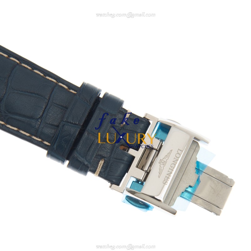 Longines L2.909.4.92.0 MASTER Replica Watch, Blue Dial, Steel Case, Automatic Movement - Image 4