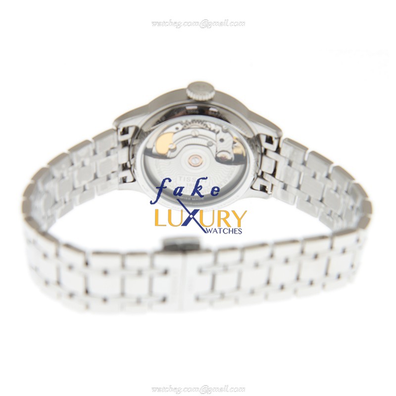 Tissot T099.207.11.113.00 Chemin Des Tourelles Automatic White Dial Silver Stainless Steel Replica - Image 4