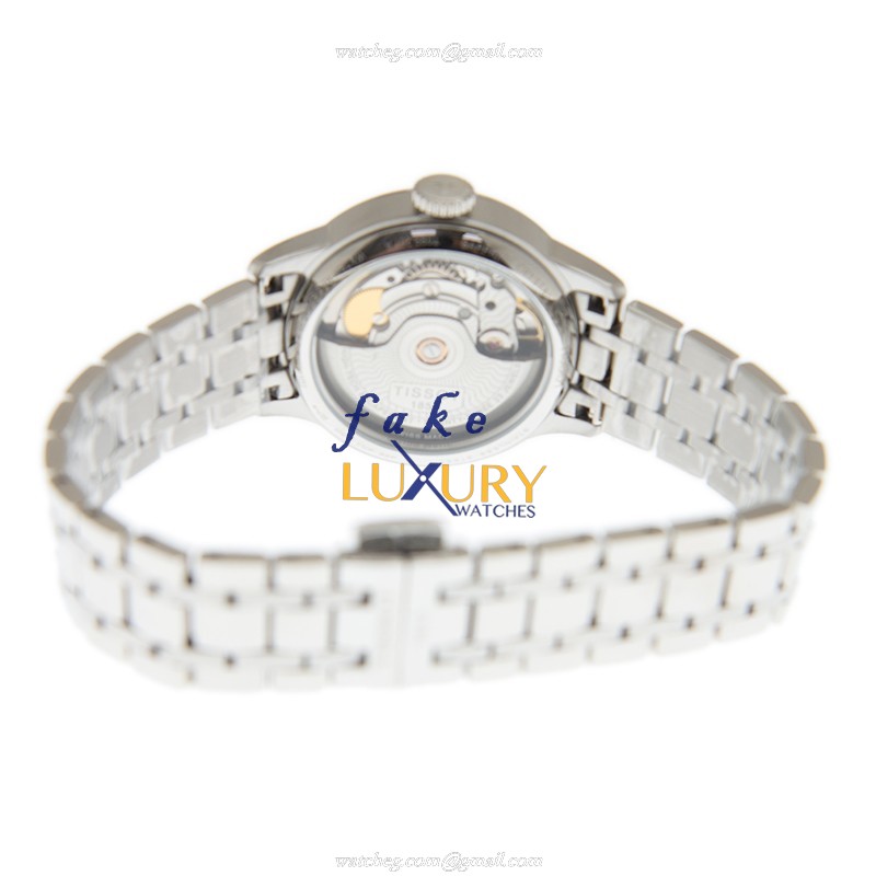 Tissot T099.207.11.113.00 Chemin Des Tourelles Automatic White Dial Silver Stainless Steel Replica - Image 5