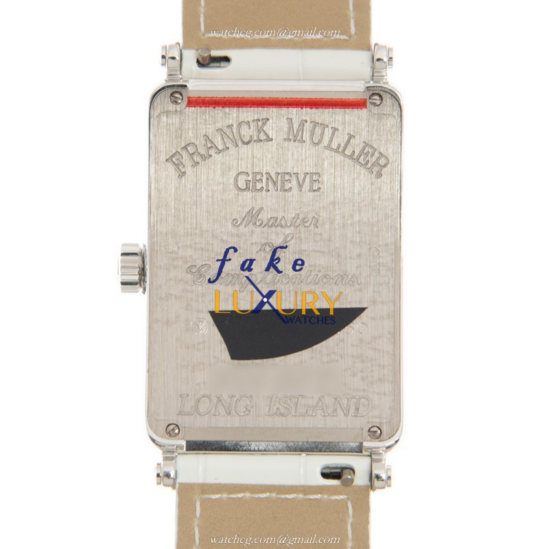Franck Muller 1000 SC D OG LONG ISLAND Automatic 18kt White Gold Diamond Leather 32mm | Replica - Image 3