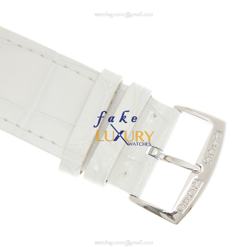 Franck Muller 1000 SC D OG LONG ISLAND Automatic 18kt White Gold Diamond Leather 32mm | Replica - Image 4