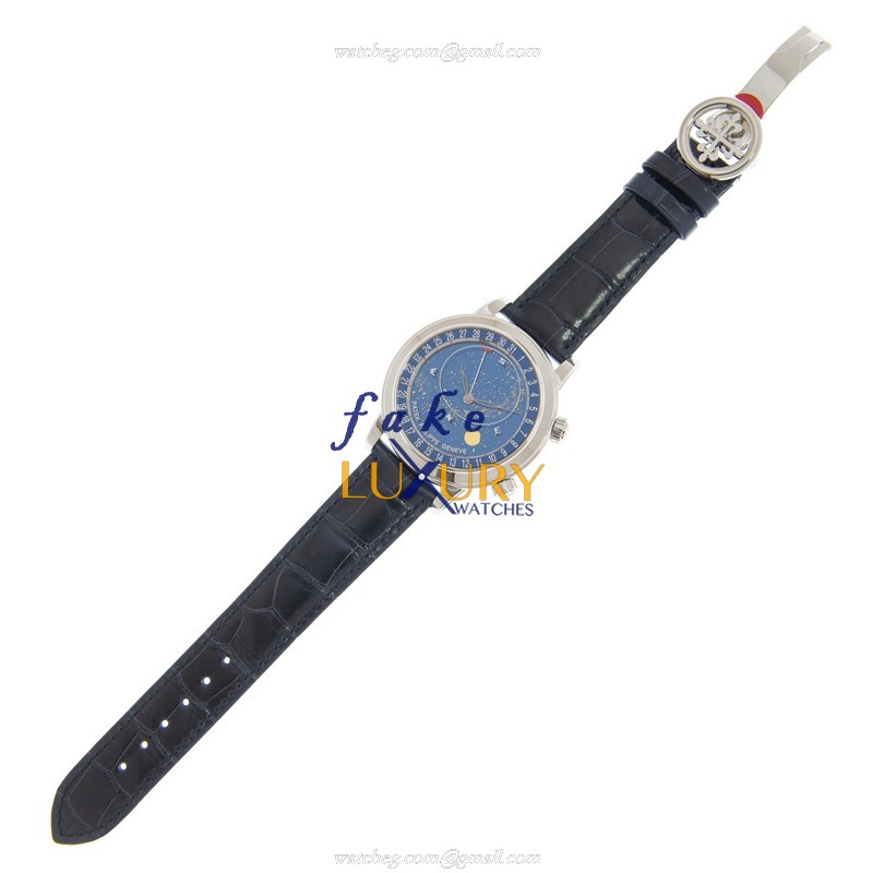 6102P-001 - Patek Philippe Grand Complications Replica Watch - 950 Platinum - Blue Dial - Image 2