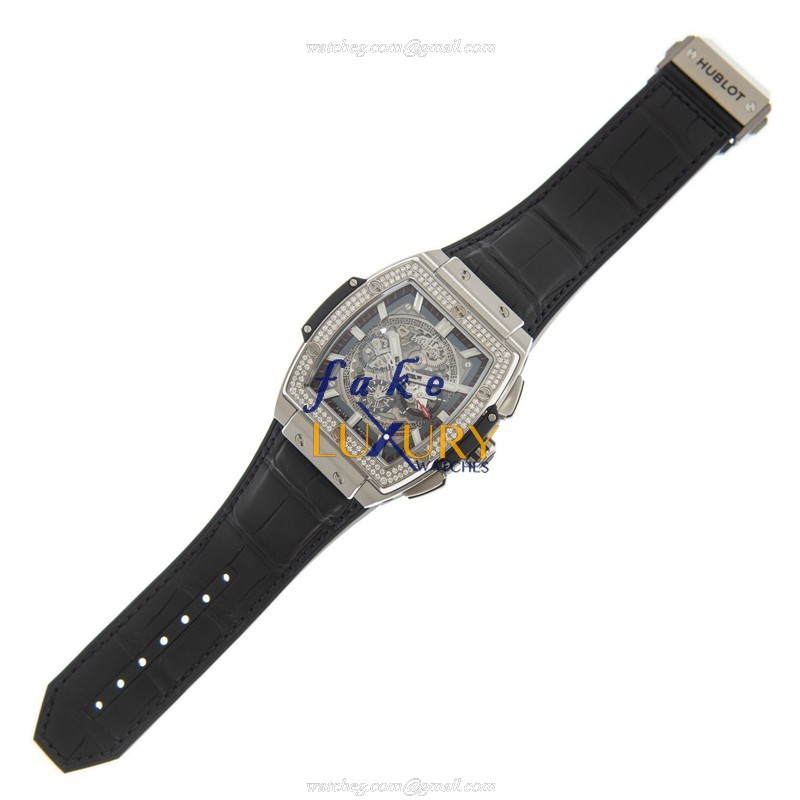 Hublot 601.NX.0173.LR.1104 Automatic Titanium Diamond Replica Watch | Swiss Movement | Silver Dial - Image 2