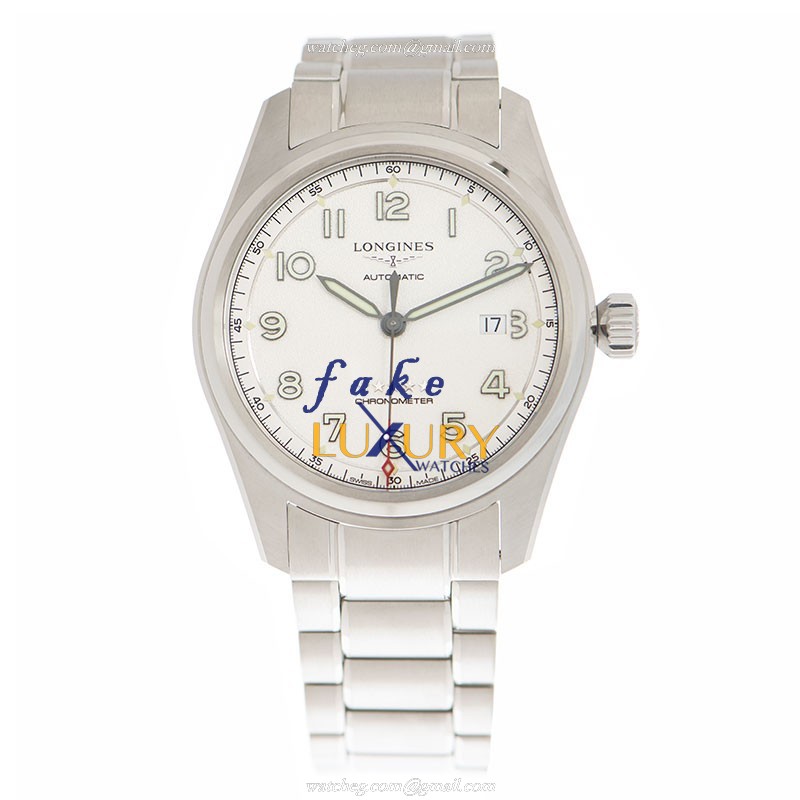 Longines L3.811.4.73.6 Spirit Replica Watch, Silver Dial, 42mm Steel Case, Automatic - Image 2