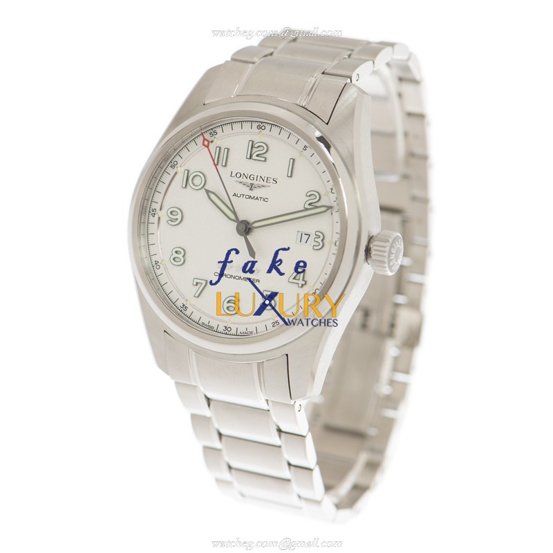 Longines L3.811.4.73.6 Spirit Replica Watch, Silver Dial, 42mm Steel Case, Automatic - Image 3