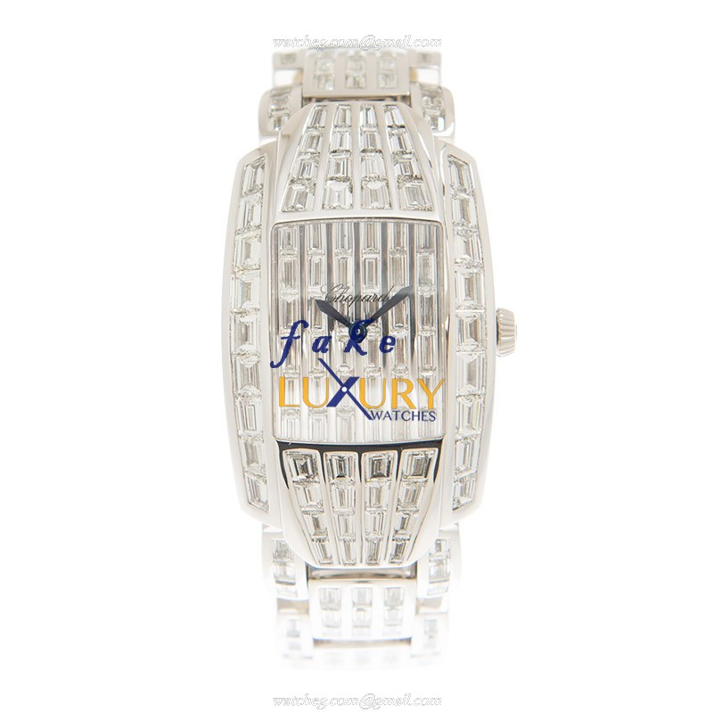 Chopard 419404-1109 WOMEN JEWELRY Automatic 18kt White Gold & Diamond - Replica Watch - 25.9mm Case - Image 2