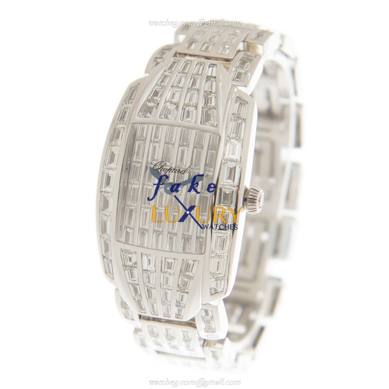 Chopard 419404-1109 WOMEN JEWELRY Automatic 18kt White Gold & Diamond - Replica Watch - 25.9mm Case - Image 3