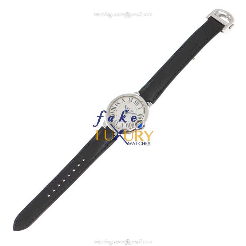 Cartier WSBB0030 BALLON BLEU Auto Swiss Movt. Stainless Steel Silver Dial Replica Watch - Image 2