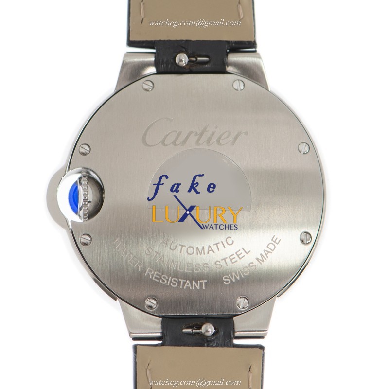 Cartier WSBB0030 BALLON BLEU Auto Swiss Movt. Stainless Steel Silver Dial Replica Watch - Image 3