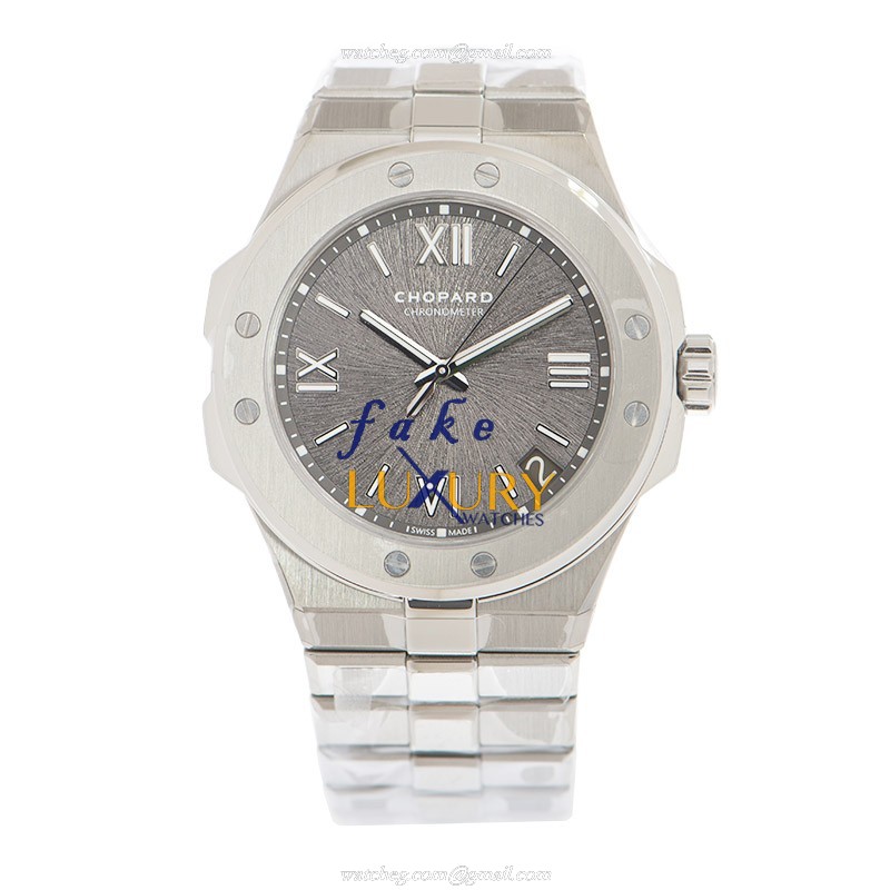 Chopard 298600-3002 Alpine Eagle Replica Watch, Gray Dial, Steel Case, Automatic Movement - Image 2