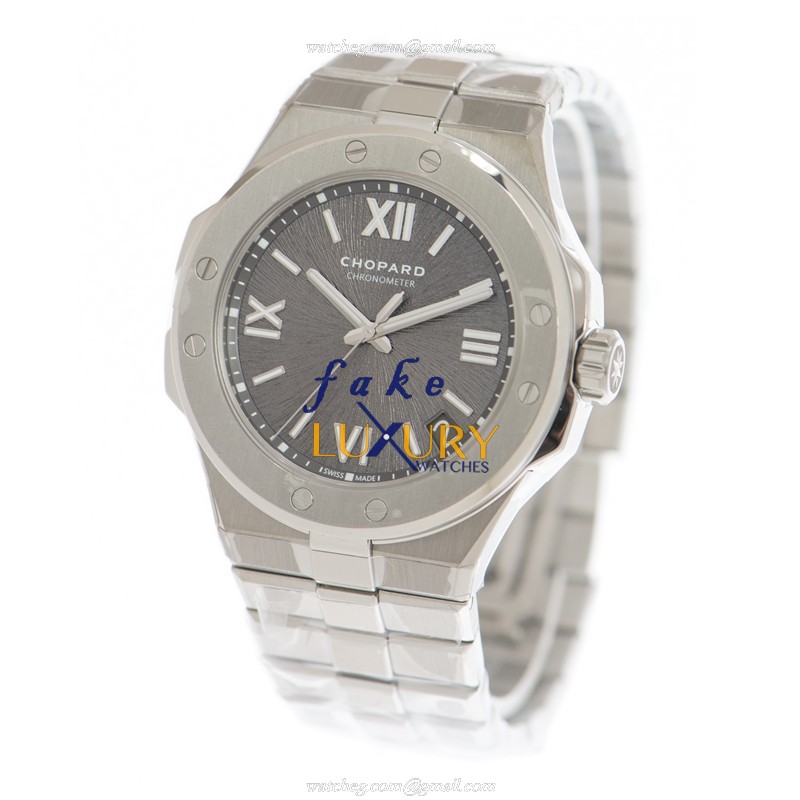Chopard 298600-3002 Alpine Eagle Replica Watch, Gray Dial, Steel Case, Automatic Movement - Image 3