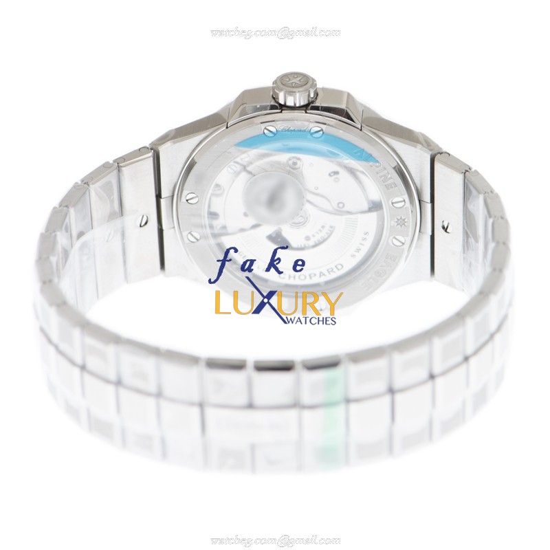 Chopard 298600-3001 Alpine Eagle Auto Stainless Steel Case Blue Dial Silver Strap Replica Watch - Image 4