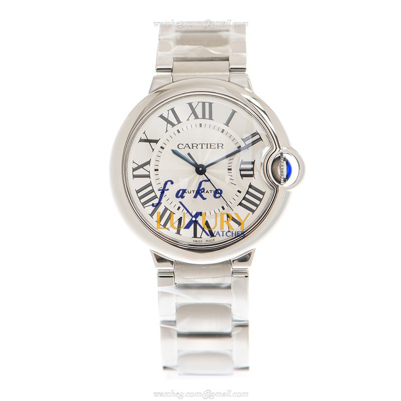 Cartier WSBB0048 BALLON BLEU Automatic Silver Dial Stainless Steel Case Replica Watch - Image 2