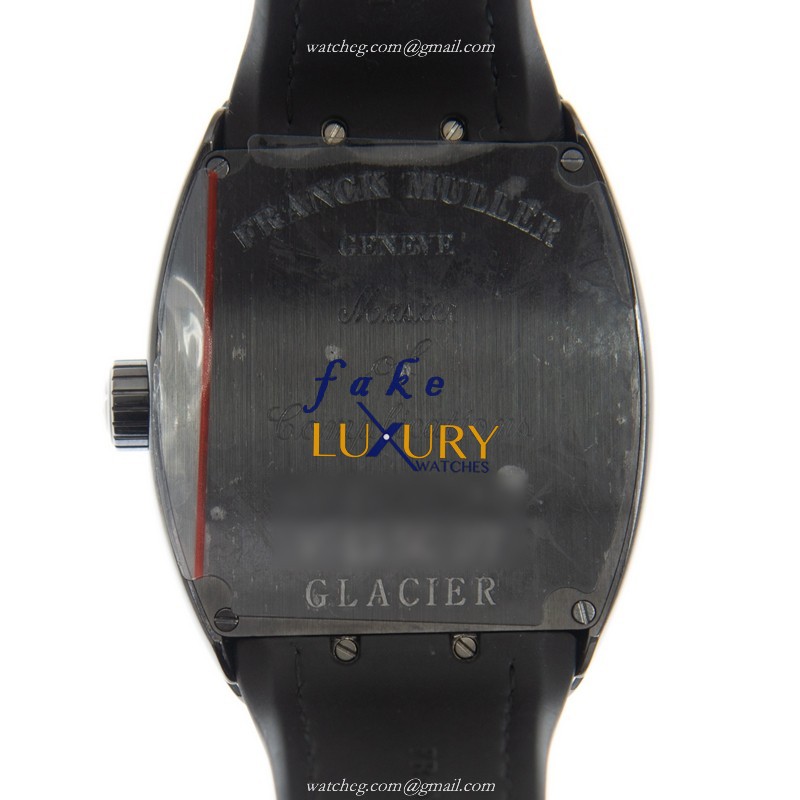 Franck Muller V 45 SC DT GLACIER AC.BC Vanguard Replica Watch, Automatic, Carbon Fiber Case, Black - Image 3