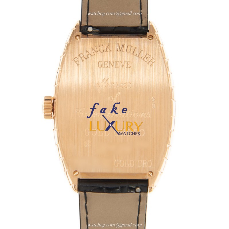 Franck Muller 7880 B SC GOLD CRO 5N Cintree Curvex Replica Watch, Automatic, 18kt Rose Gold Case - Image 3